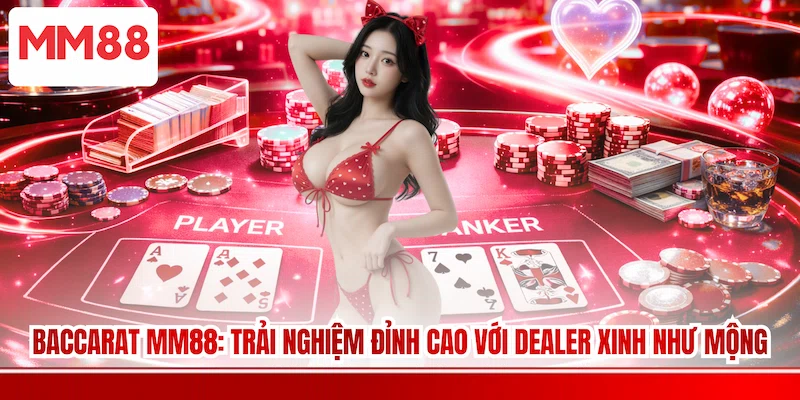 Baccarat MM88: Trải Nghiệm Đỉnh Cao Với Dealer Xinh Như Mộng